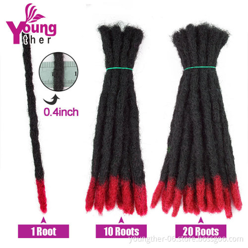 Fast shipping Soft Handmade Faux Locs Synthetic Dreadlocks Dirty Crochet Braiding Hair Extension